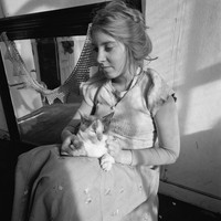 Francesca Woodman in her studio-11, 1976