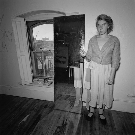 Francesca Woodman in her studio-19, 1978