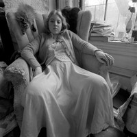 Francesca Woodman in her studio-07, 1976