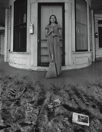 Woman Sweeping Porch, 1978