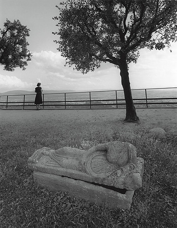Young Woman with Sarcophagus, 1990