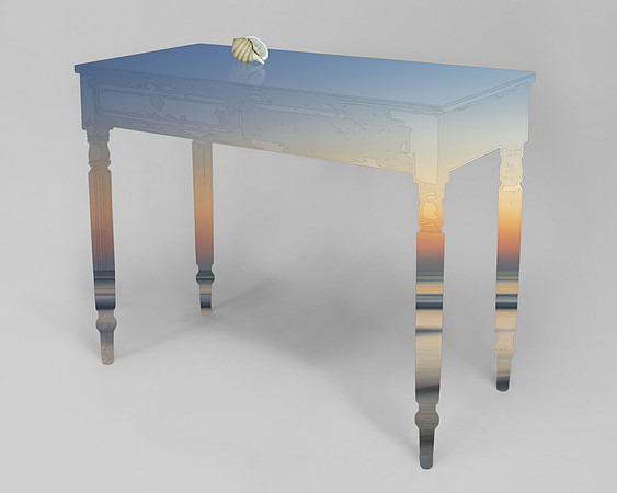 English Georgian Style Console Table